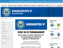 Tablet Screenshot of markarydsif.se